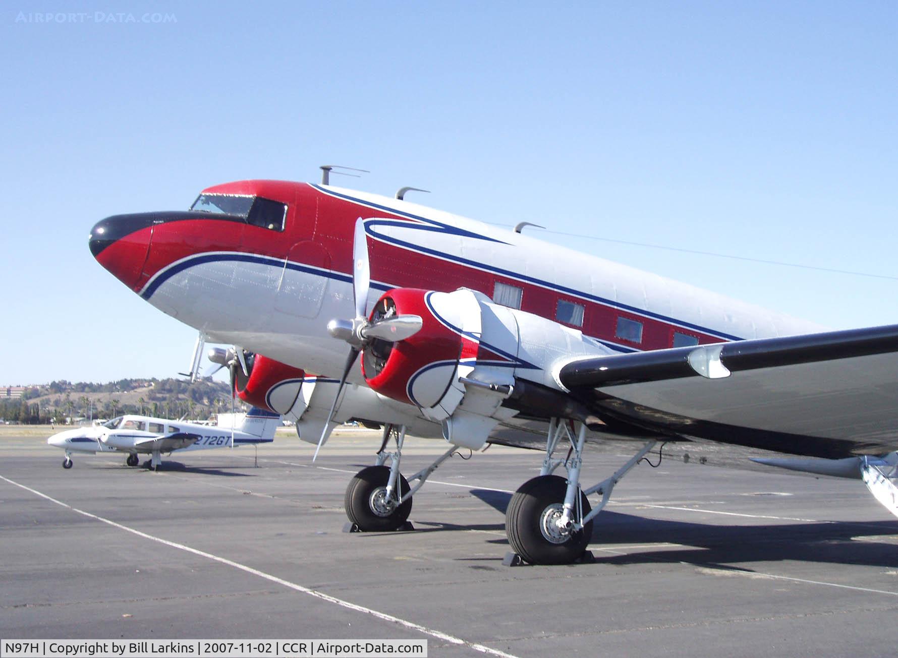 N97H, 1945 Douglas DC3C-S1C3G (C-47A) C/N 16865, A special visitor.