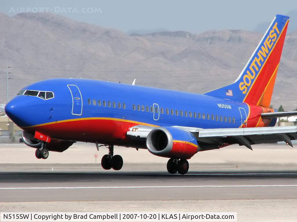 N515SW, 1991 Boeing 737-5H4 C/N 25154, Southwest Airlines / 1991 Boeing 737-5H4