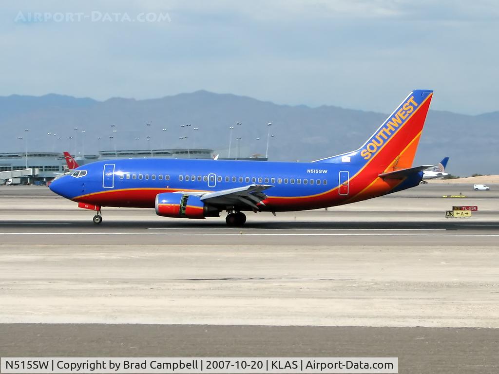 N515SW, 1991 Boeing 737-5H4 C/N 25154, Southwest Airlines / 1991 Boeing 737-5H4