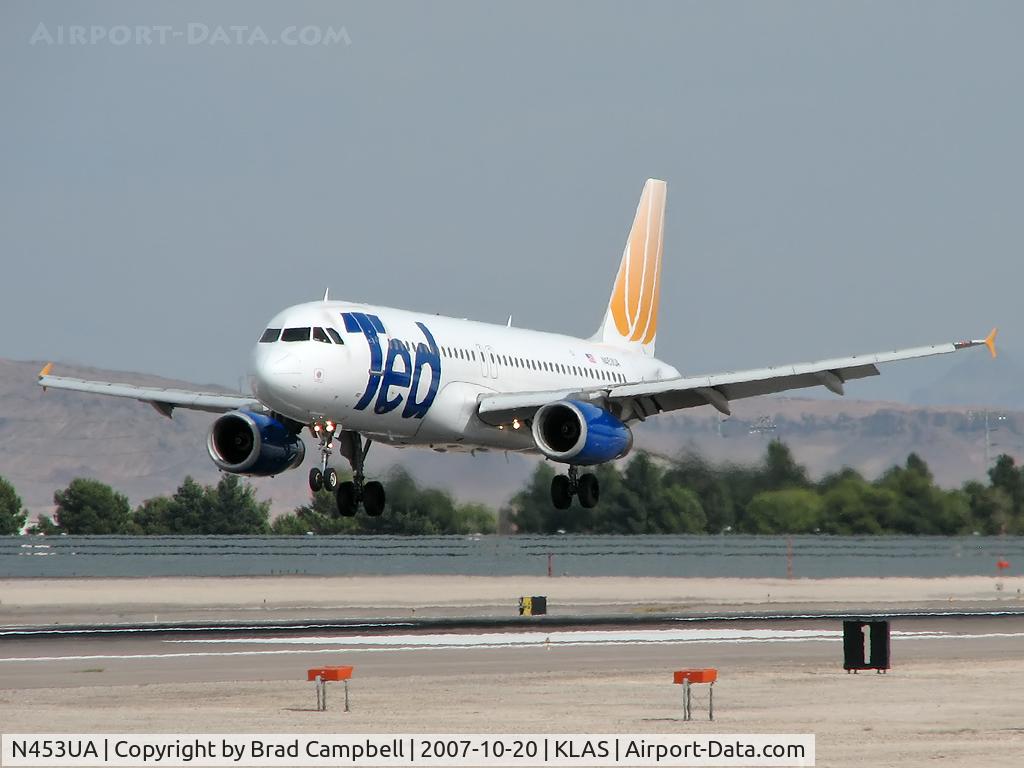 N453UA, 1999 Airbus A320-232 C/N 1001, Ted Airlines / 1999 Airbus Industrie A320-232