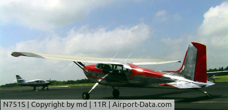N751S, 1964 Cessna 180G C/N 18051424, chrome and red beauty