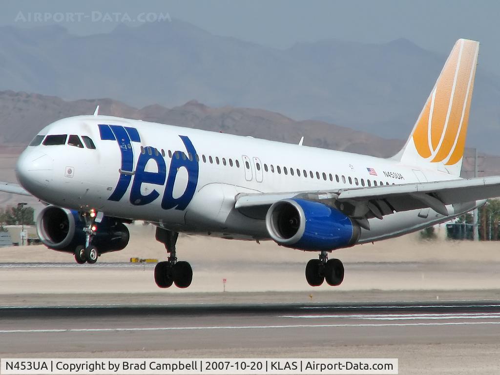 N453UA, 1999 Airbus A320-232 C/N 1001, Ted Airlines / 1999 Airbus Industrie A320-232