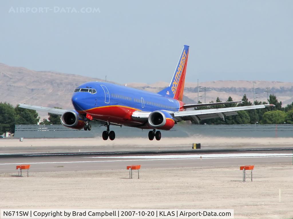 N671SW, 1988 Boeing 737-3G7 C/N 23785, Southwest Airlines / 1988 Boeing 737-3G7
