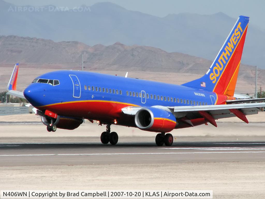 N406WN, 2001 Boeing 737-7H4 C/N 27894, Southwest Airlines / 2001 Boeing 737-7H4