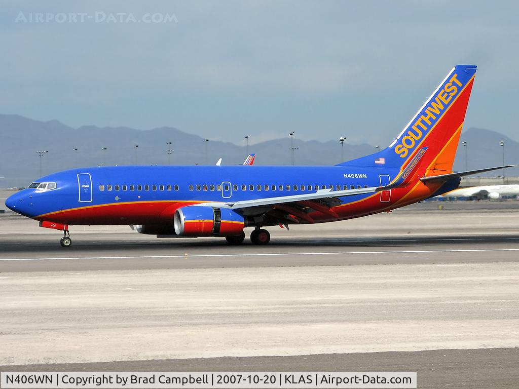N406WN, 2001 Boeing 737-7H4 C/N 27894, Southwest Airlines / 2001 Boeing 737-7H4