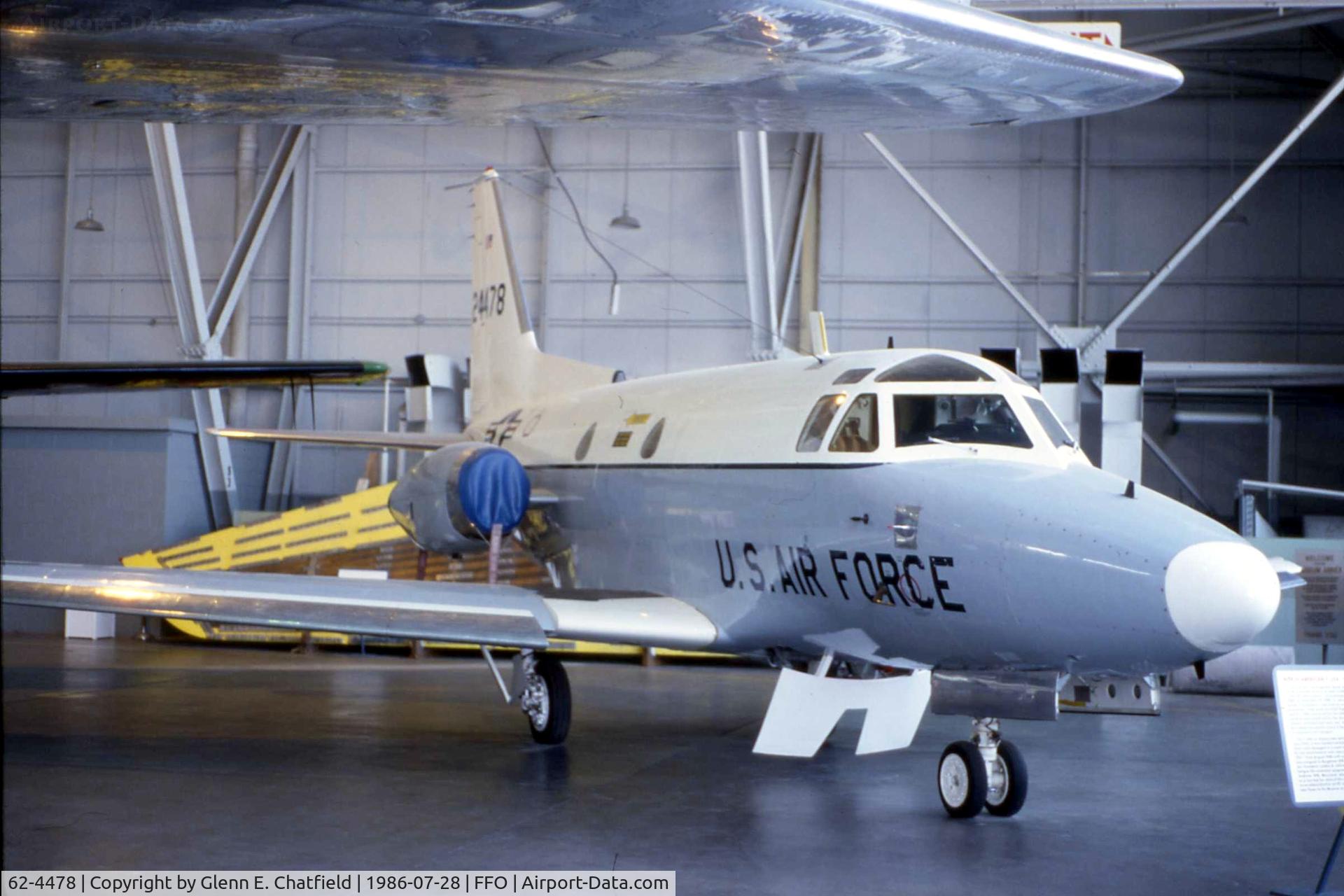 62-4478, 1962 North American T-39A Sabreliner Sabreliner C/N 276-31, CT-39A at the National Museum of the U.S. Air Force