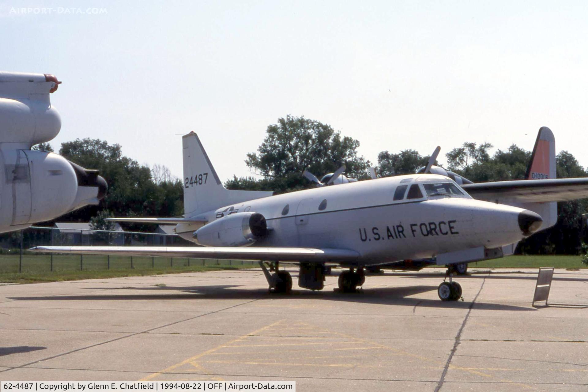 62-4487, 1962 North American CT-39A Sabreliner C/N 276-40, CT-39A at the old Strategic Air Command Museum