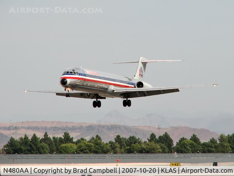N480AA, 1988 McDonnell Douglas MD-82 (DC-9-82) C/N 49655, American Airlines / 1988 Mcdonnell Douglas DC-9-82(MD-82)