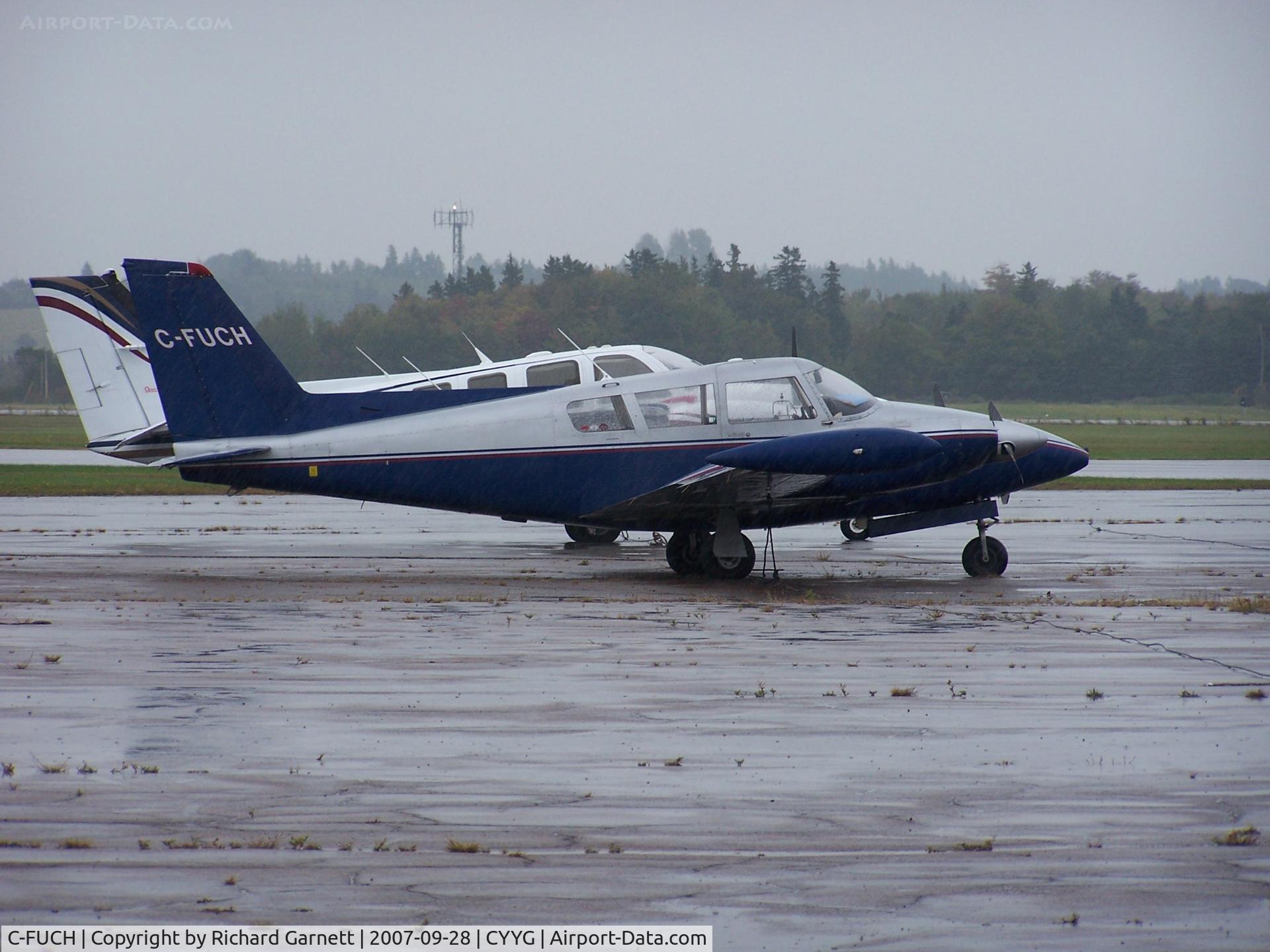 C-FUCH, 1966 Piper PA-30-160 B Twin Comanche C/N 30-1055, Unfortunate registration ..almost