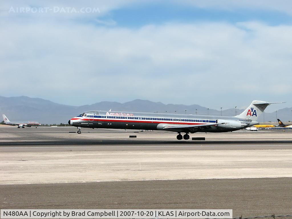 N480AA, 1988 McDonnell Douglas MD-82 (DC-9-82) C/N 49655, American Airlines / 1988 Mcdonnell Douglas DC-9-82(MD-82)