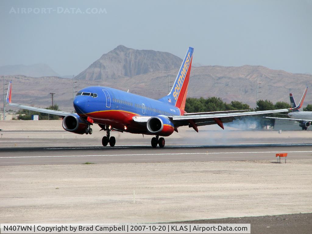 N407WN, 2001 Boeing 737-7H4 C/N 29817, Southwest Airlines / 2001 Boeing 737-7H4