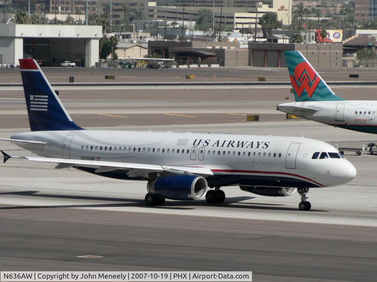 N636AW, 1990 Airbus A320-231 C/N 098, Taxiing out
