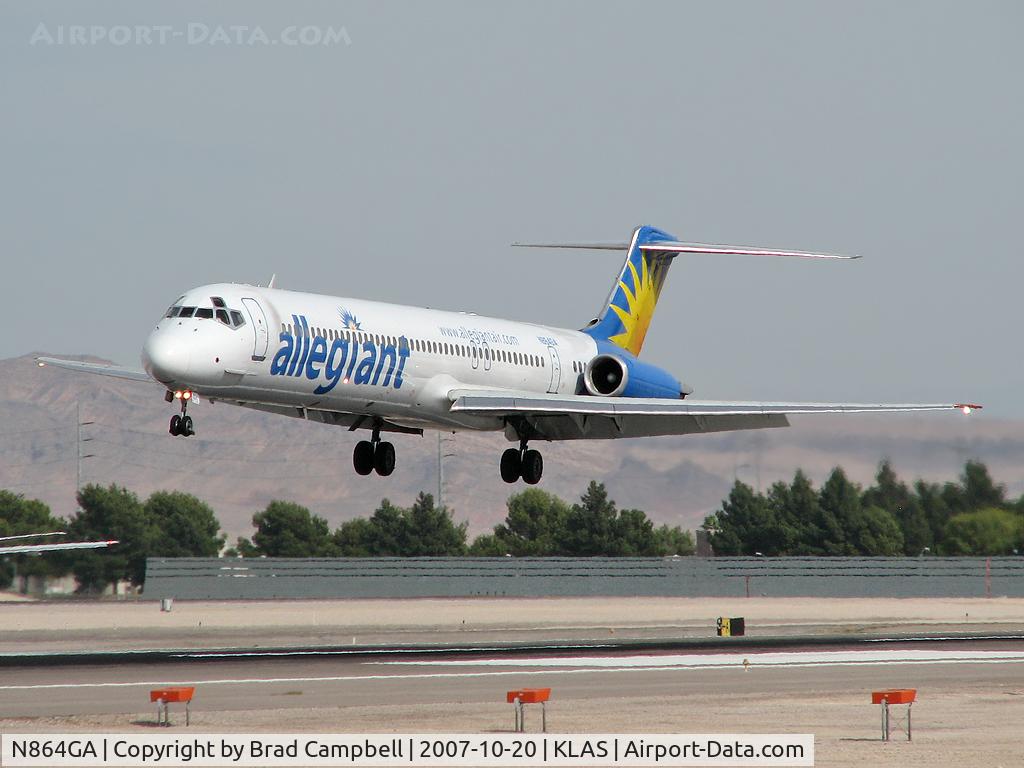 N864GA, 1989 McDonnell Douglas MD-83 (DC-9-83) C/N 49912, Allegiant Air / 1989 McDonnell Douglas DC-9-83(MD-83)