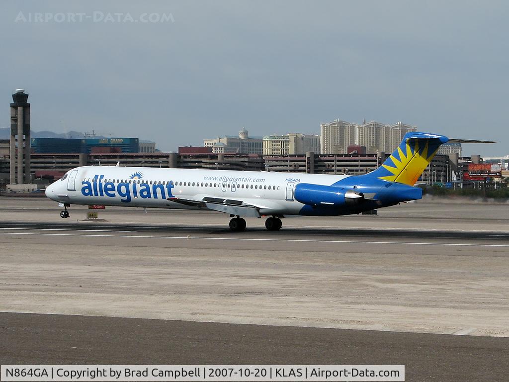 N864GA, 1989 McDonnell Douglas MD-83 (DC-9-83) C/N 49912, Allegiant Air / 1989 McDonnell Douglas DC-9-83(MD-83)