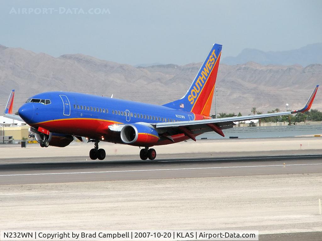 N232WN, 2006 Boeing 737-7H4 C/N 32500, Southwest Airlines / 2006 Boeing 737-7H4