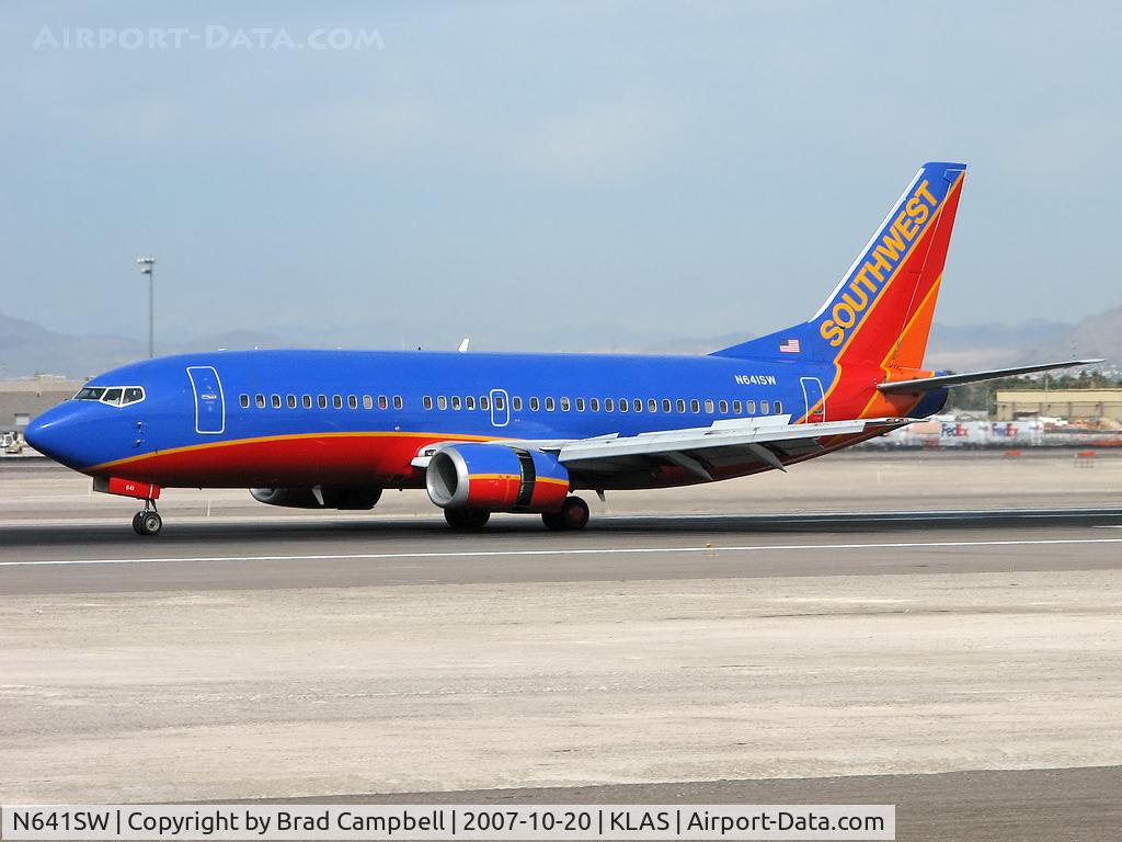 N641SW, 1996 Boeing 737-3H4 C/N 27714, Southwest Airlines / 1996 Boeing 737-3H4