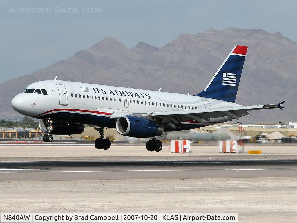 N840AW, 2006 Airbus A319-132 C/N 2690, US Airways / 2006 Airbus A319-132