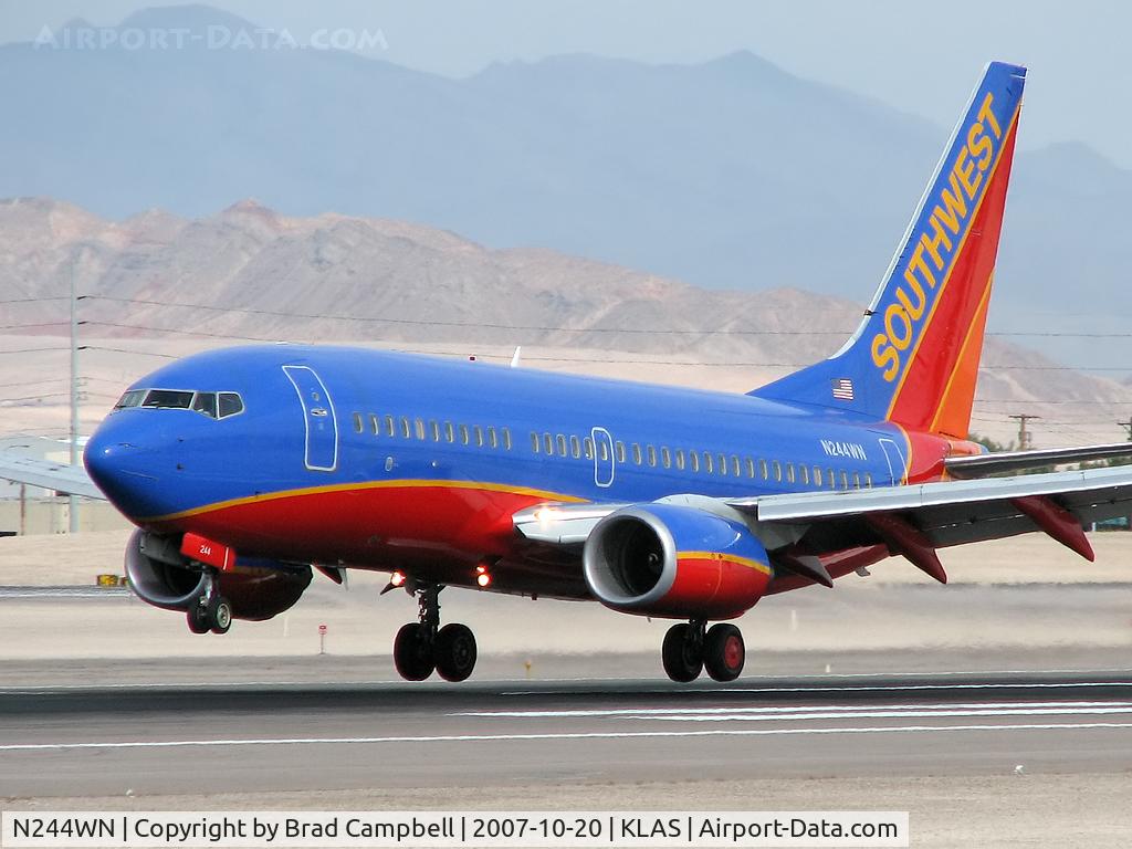 N244WN, 2006 Boeing 737-7H4 C/N 34864, Southwest Airlines / 2006 Boeing 737-7H4