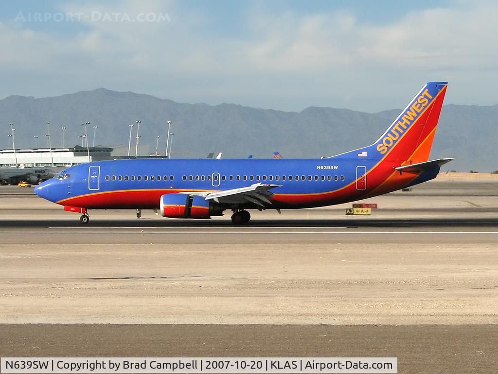 N639SW, 1996 Boeing 737-3H4 C/N 27712, Southwest Airlines / 1996 Boeing 737-3H4