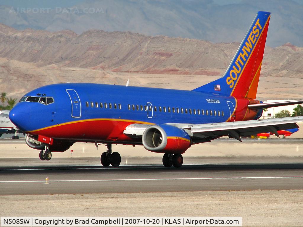 N508SW, 1990 Boeing 737-5H4 C/N 24185, Southwest Airlines / 1990 Boeing 737-5H4