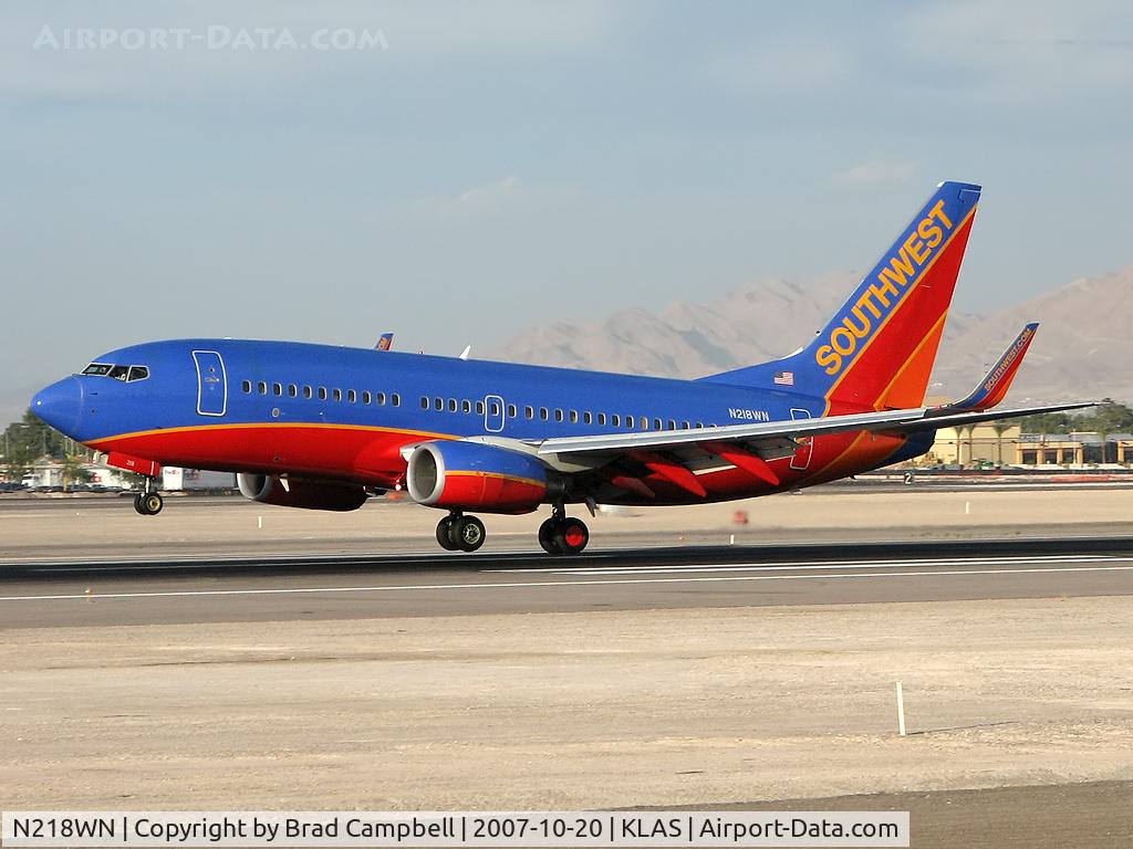 N218WN, 2005 Boeing 737-7H4 C/N 32489, Southwest Airlines / 2005 Boeing 737-7H4