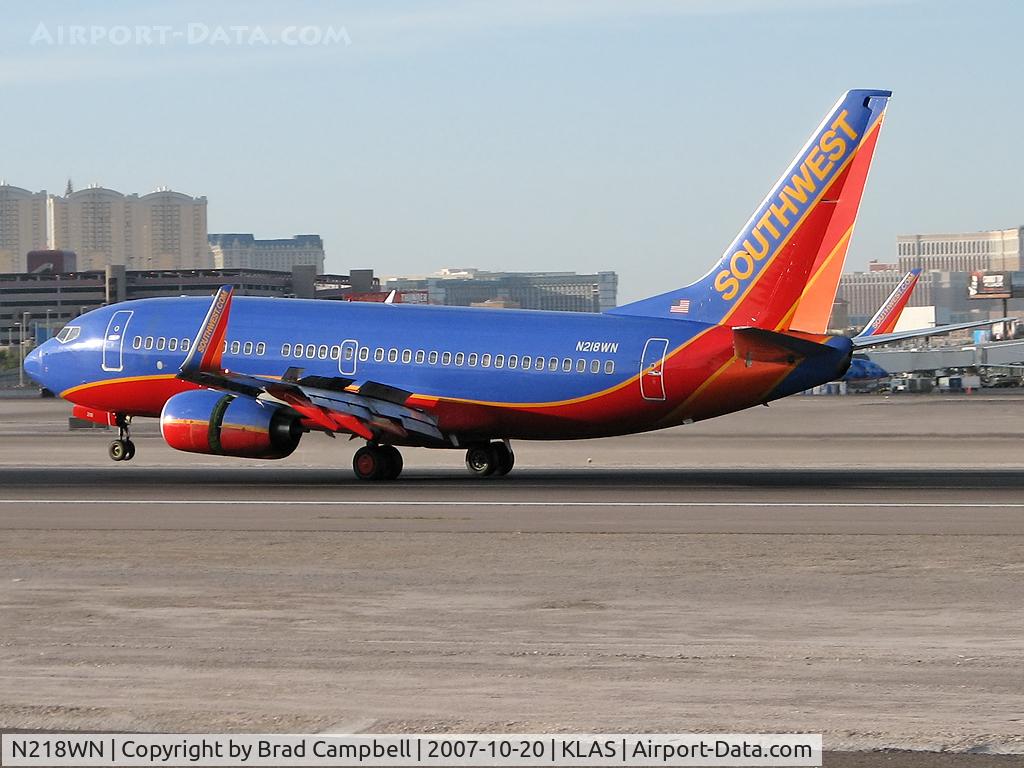 N218WN, 2005 Boeing 737-7H4 C/N 32489, Southwest Airlines / 2005 Boeing 737-7H4