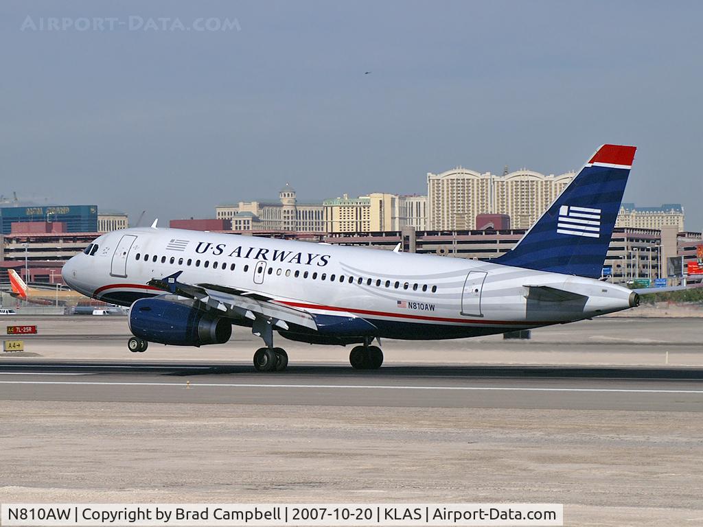 N810AW, 1999 Airbus A319-132 C/N 1116, US Airways / 1999 Airbus Industrie A319-132