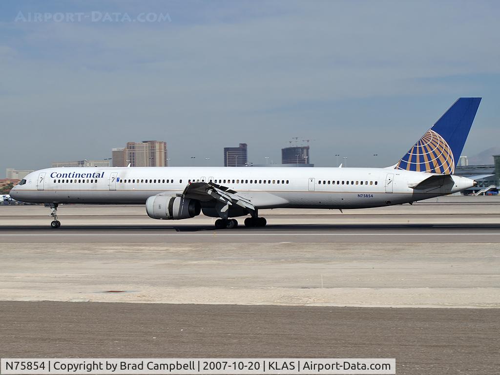 N75854, 2002 Boeing 757-324 C/N 32813, Continental Airlines / 2002 Boeing 757-324