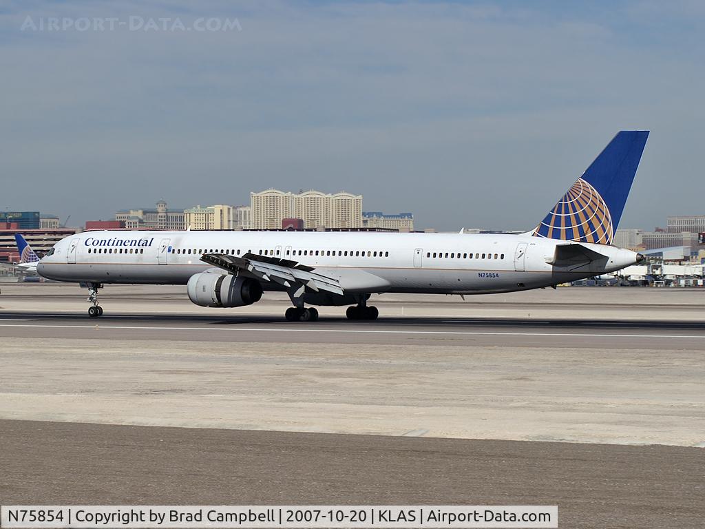 N75854, 2002 Boeing 757-324 C/N 32813, Continental Airlines / 2002 Boeing 757-324