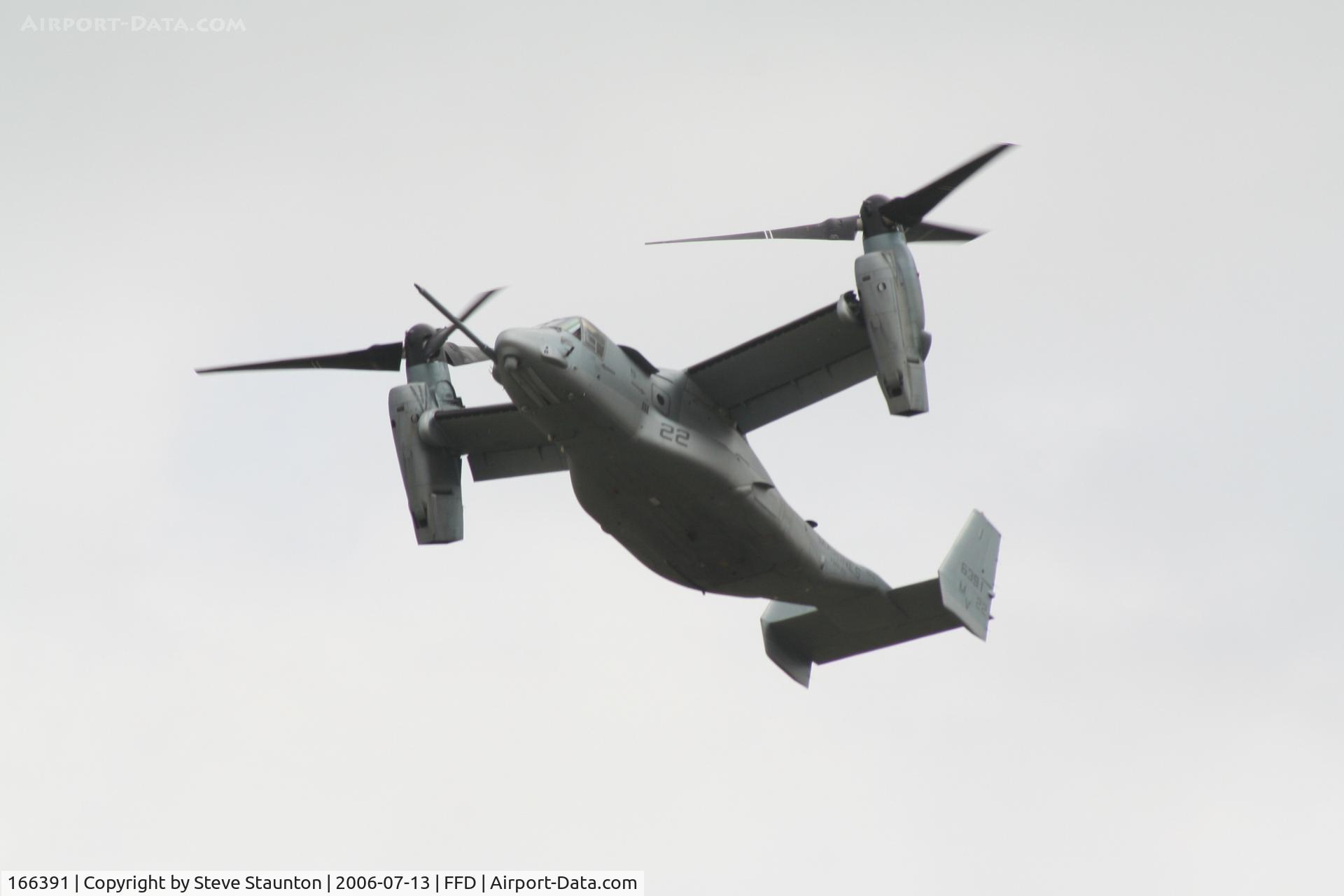 166391, Bell-Boeing MV-22B Osprey C/N D0058, Royal International Air Tattoo 2006