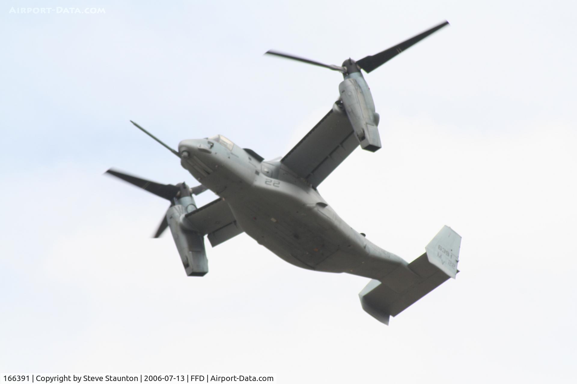 166391, Bell-Boeing MV-22B Osprey C/N D0058, Royal International Air Tattoo 2006