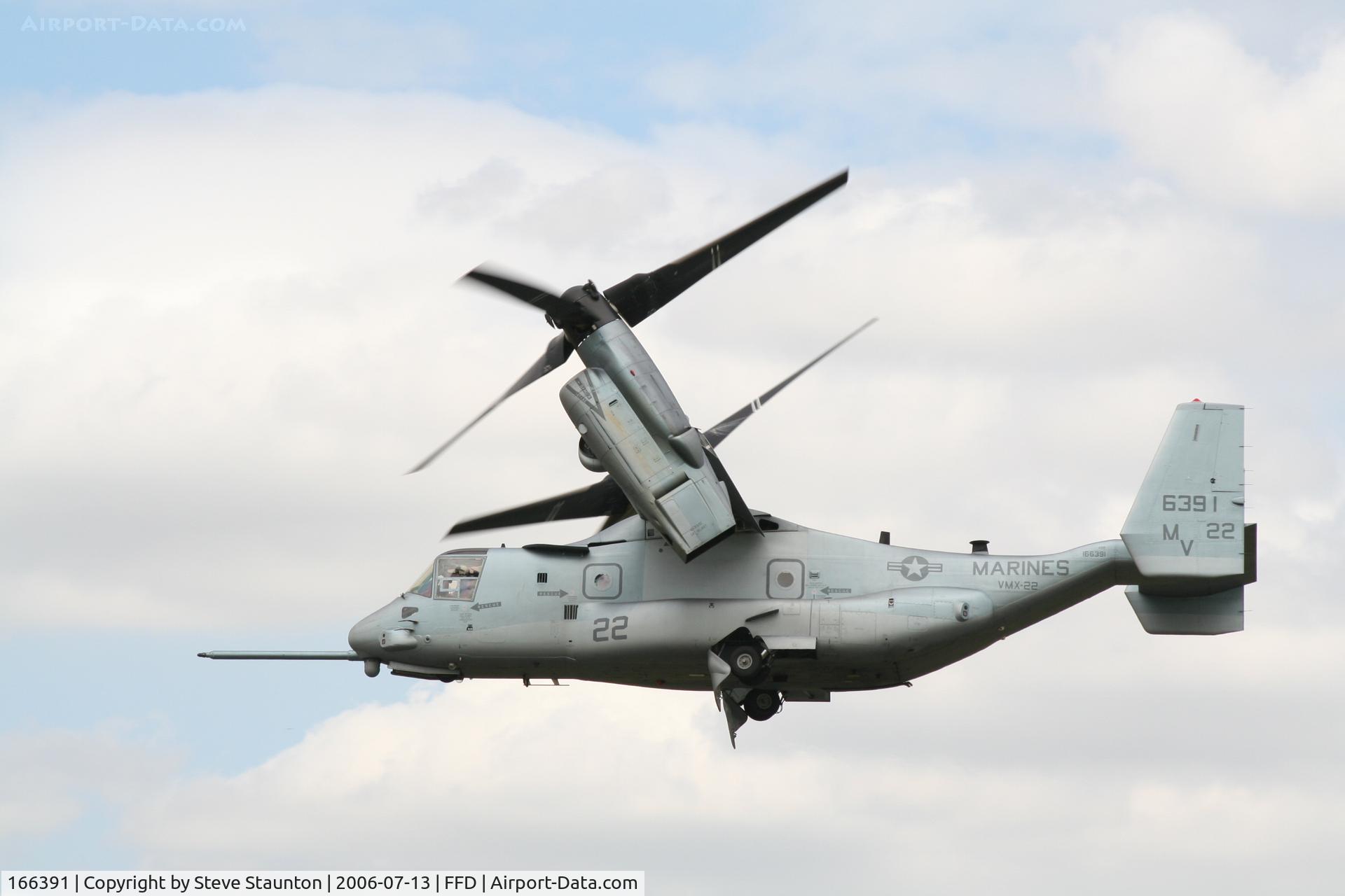 166391, Bell-Boeing MV-22B Osprey C/N D0058, Royal International Air Tattoo 2006