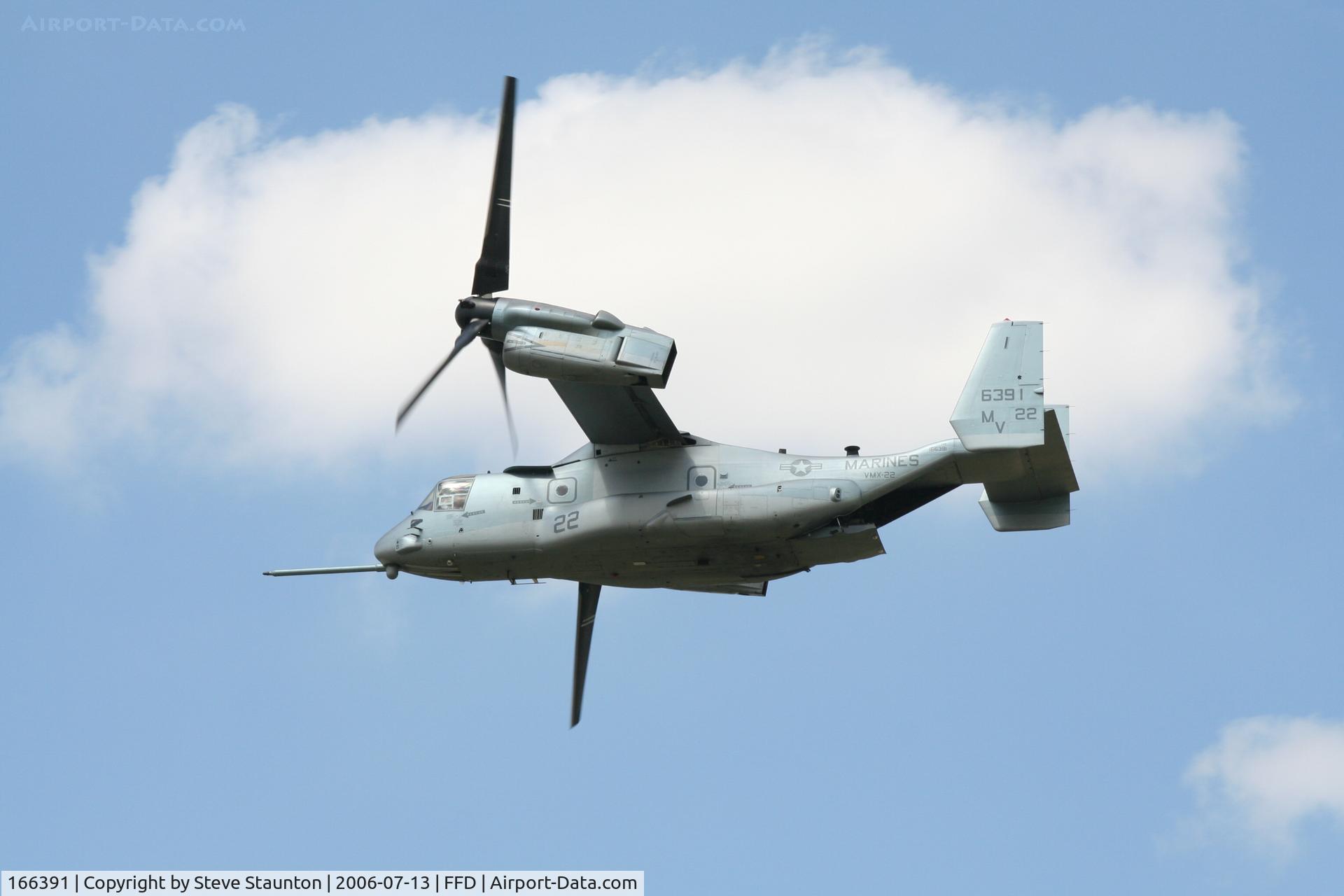 166391, Bell-Boeing MV-22B Osprey C/N D0058, Royal International Air Tattoo 2006