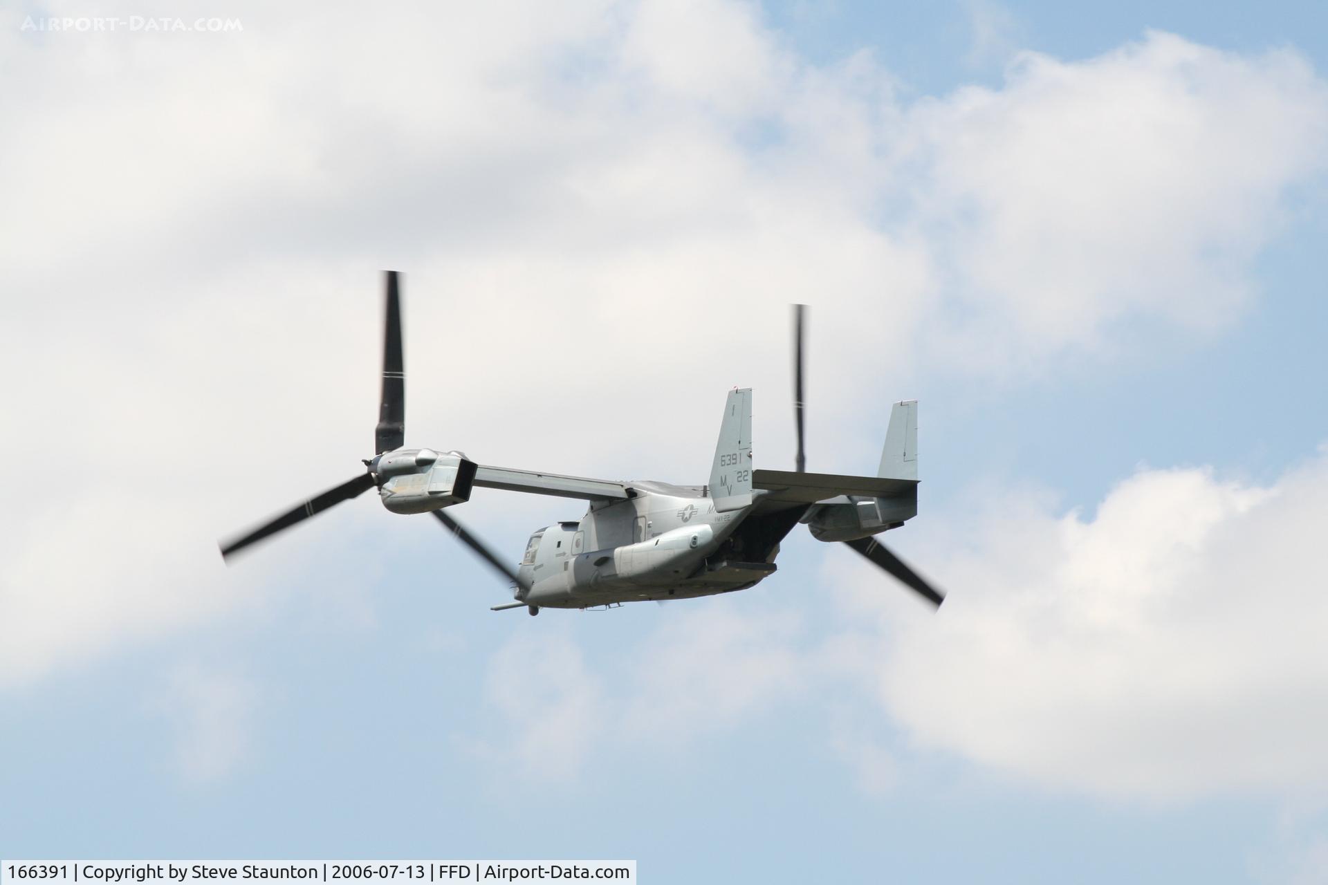 166391, Bell-Boeing MV-22B Osprey C/N D0058, Royal International Air Tattoo 2006