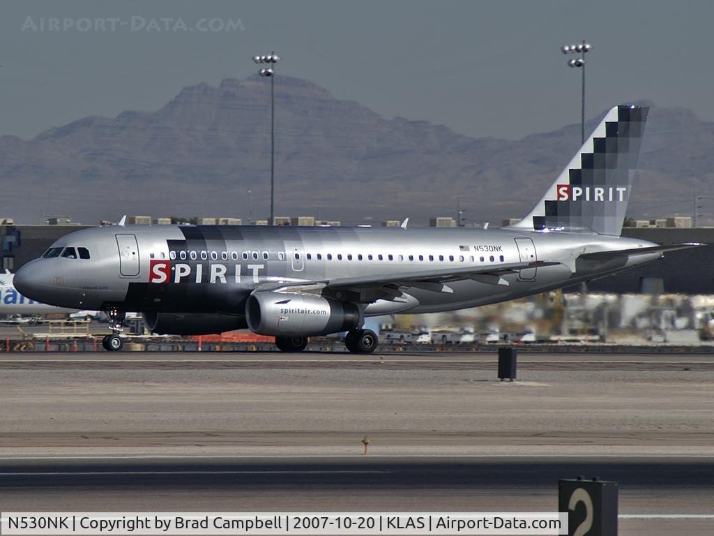 N530NK, 2007 Airbus A319-132 C/N 3017, Spirit Airlines / 2007 Airbus A319-132