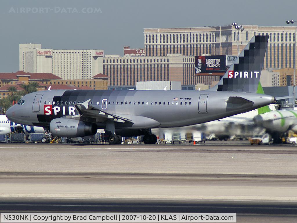 N530NK, 2007 Airbus A319-132 C/N 3017, Spirit Airlines / 2007 Airbus A319-132