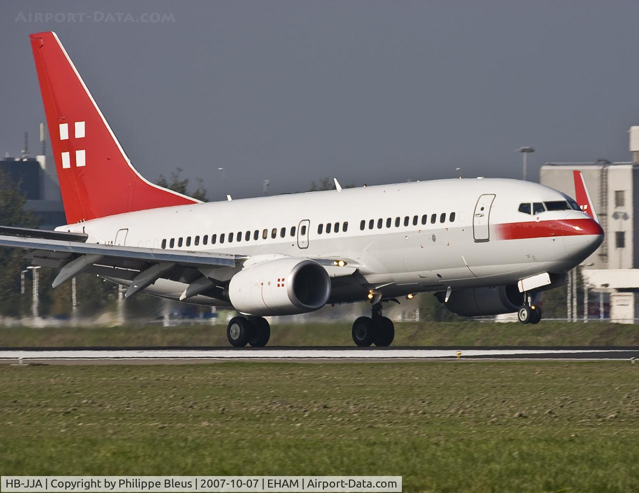HB-JJA, 2005 Boeing 737-7AK BBJ C/N 34303, Wanna fly non stop 