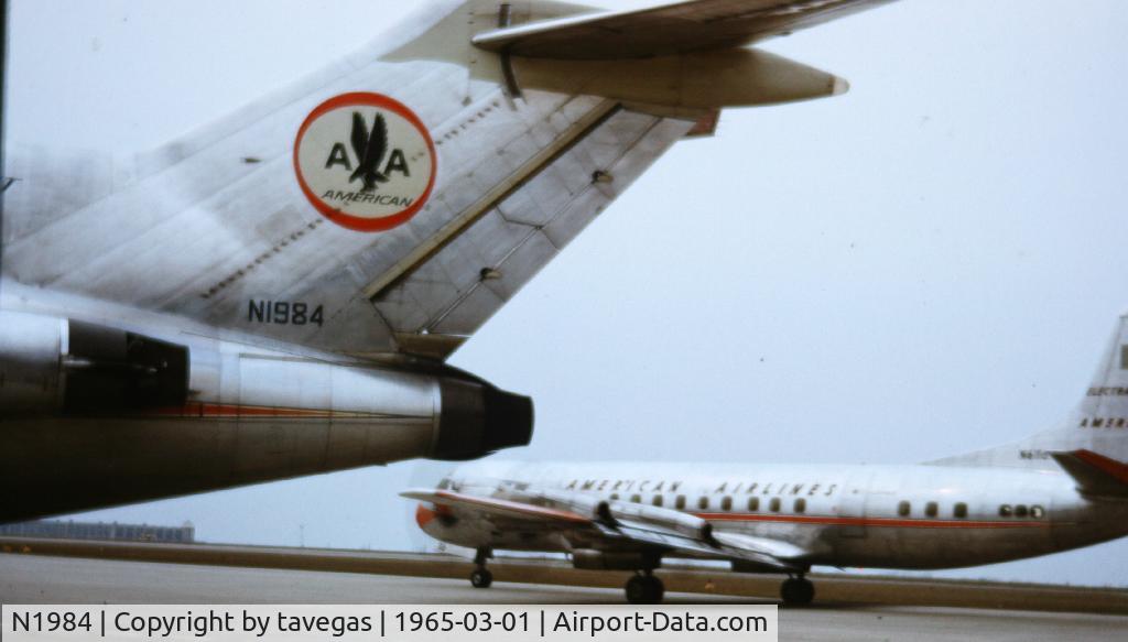 N1984, 1964 Boeing 727-23 C/N 18440, old slide, first in buf 3-1965