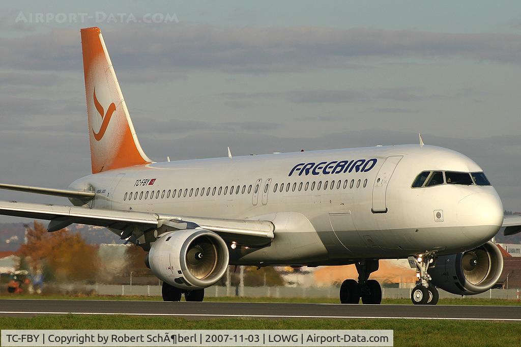 TC-FBY, 1991 Airbus A320-211 C/N 283, Departure to AYT