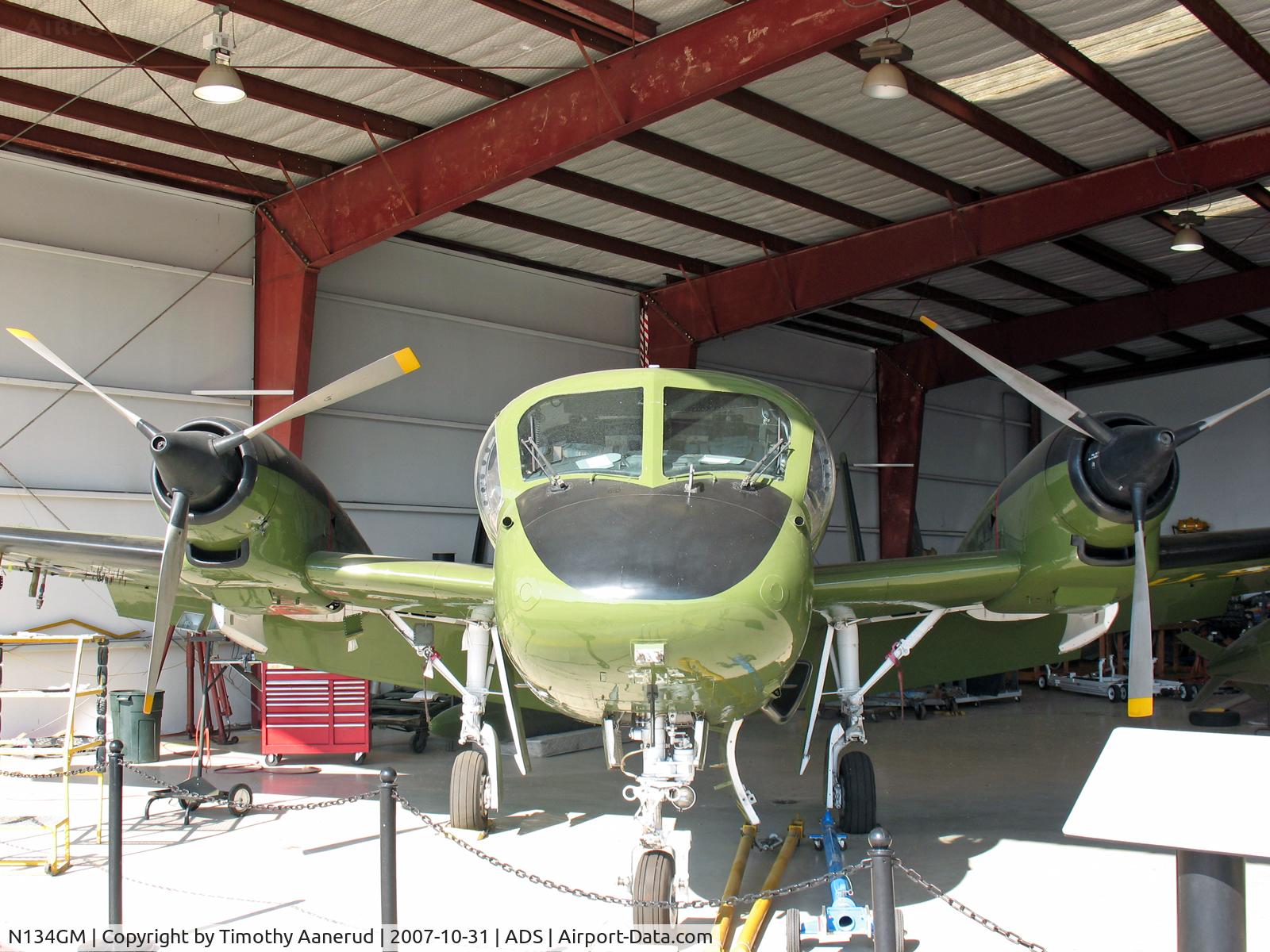 N134GM, 1962 Grumman OV-1D Mohawk C/N 48B, Grumman OV-1D, Cavanaugh Flight Museum, 62-5889