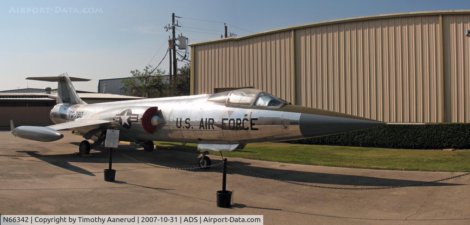 N66342, 1956 Lockheed F-104A Starfighter C/N 56-780, Lockheed F-104A-15-LO Starfighter, 56-0780
