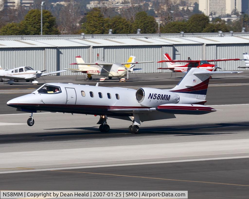 N58MM, Gates Learjet Corp. 35A C/N 261, MFPI Partners LLC Gates Learjet 35A N58MM landing RWY 21.