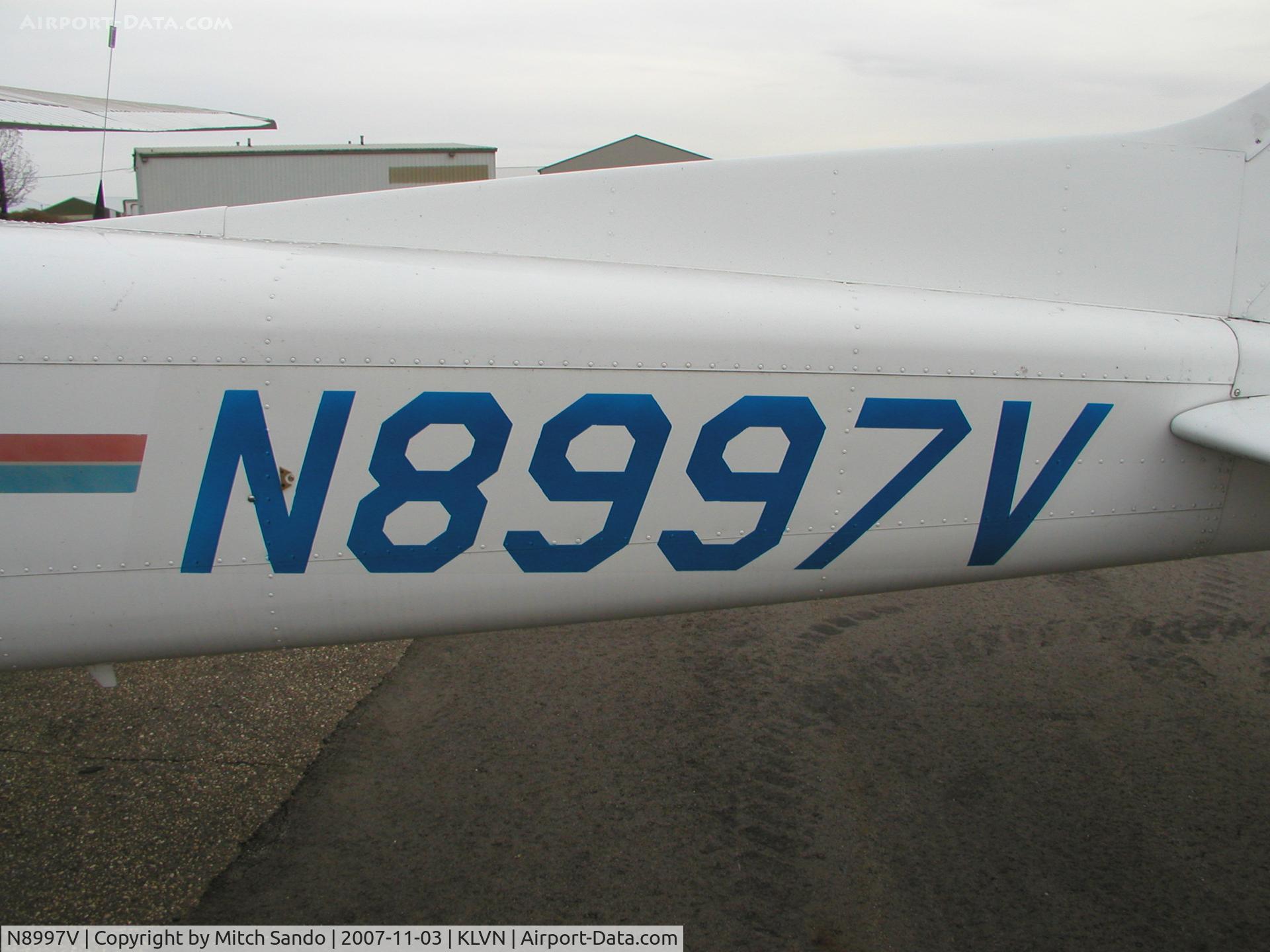 N8997V, 1974 Cessna 172M C/N 17264352, Parked on the ramp at Airlake.