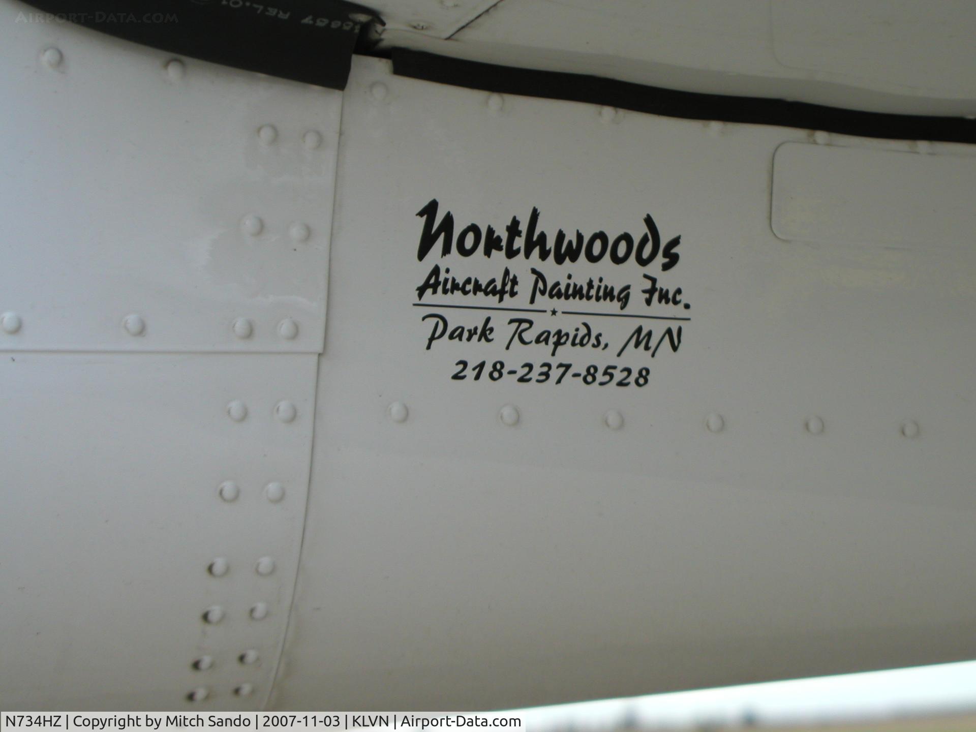N734HZ, 1977 Cessna 172N C/N 17268878, Parked at the fuel pumps.