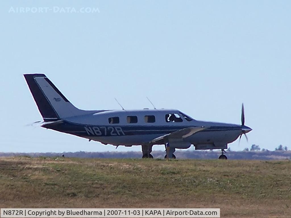 N872R, 1989 Piper PA-46-350P Malibu Mirage C/N 4622028, Taxi to takeoff