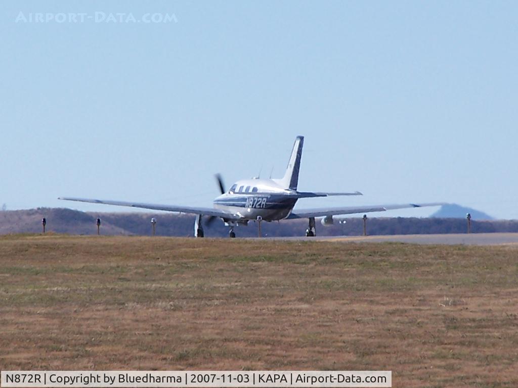 N872R, 1989 Piper PA-46-350P Malibu Mirage C/N 4622028, Takeoff