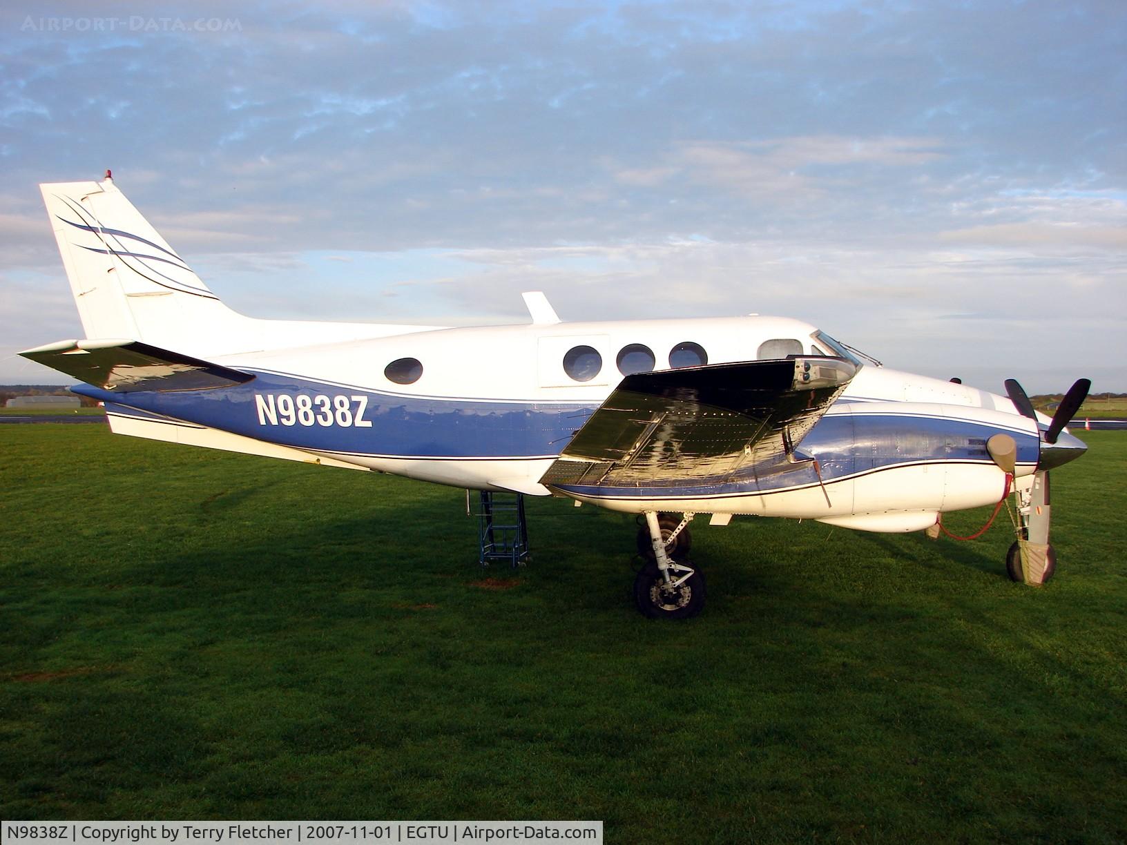 N9838Z, 1969 Beech B90 King Air C/N LJ-435, Beech 90 at Dunkeswell
