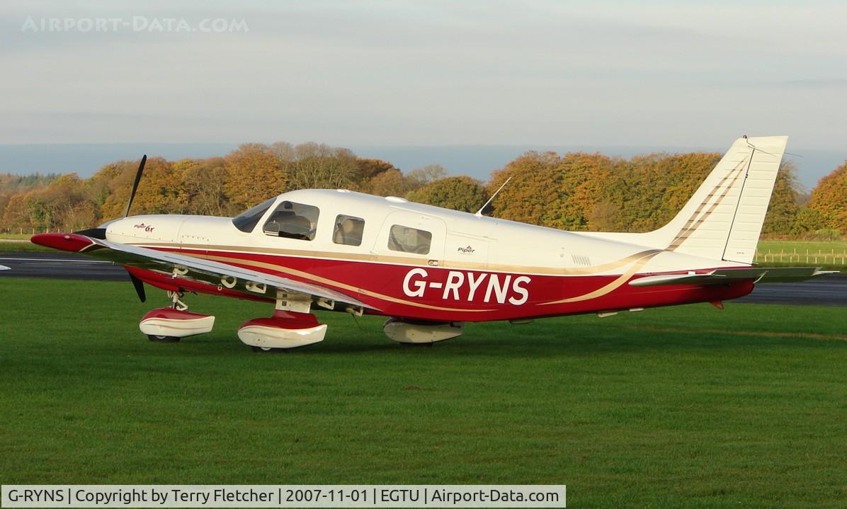G-RYNS, 2007 Piper PA-32-301FT 6X Saratoga C/N 3232071, Newly acquired Pa32-301FT