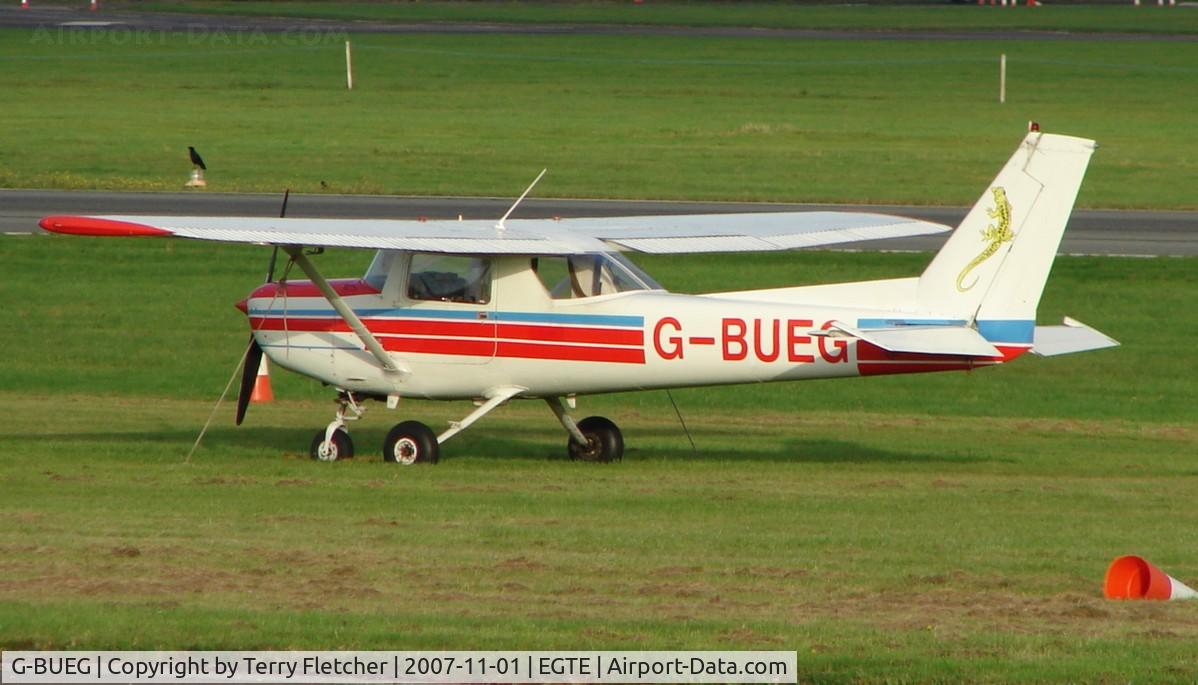 G-BUEG, 1977 Cessna 152 C/N 152-80347, Exeter Airport  , Devon  , UK