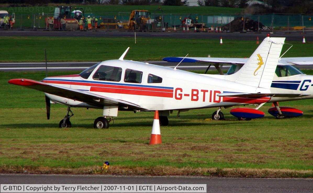 G-BTID, 1985 Piper PA-28-161 Warrior II C/N 28-8116036, Exeter Airport  , Devon  , UK